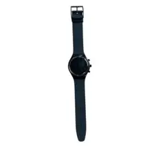 【メ0923-67】swatch スウォッチ　クロノグラフ　ブラッククロノ腕時計