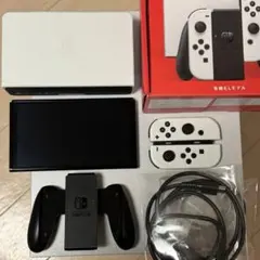 Nintendo Switch 有機EL 本体　MicroUSB・ケース付