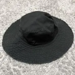 H&M フリンジバケットハット　ブラック