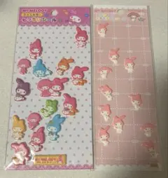 【使いかけ】もっちりシール マイメロディ シールセット