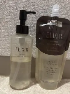 ELIXIR クリアホットクレンジングジェル 本体（残半分↑）つめかえ用（新品）のサムネイル