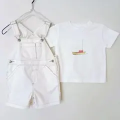 babyGAP オーバーオール サロペット 半袖Tシャツ 100㌢