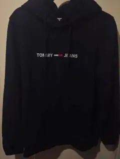 TOMMY JEANS ネイビー フード付きパーカー