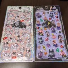 ヴィランズ　101匹わんちゃん　プチドロップステッカー　ディズニー　正規品