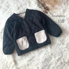 ブランシェス✳︎キッズ　ボアキルティングダウン　110 可愛い 上着 リンク