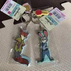 ズートピア　キーホルダー2個セット