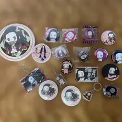 鬼滅の刃 禰豆子 ピンバッジ・缶バッジセット