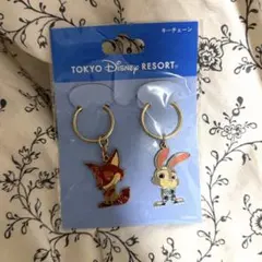 東京ディズニーリゾート 新品　ズートピア キーチェーン　 ２個セットのサムネイル
