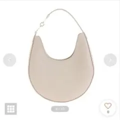 LAGUNAMOON ムーフォルムバッグ アイボリーのサムネイル