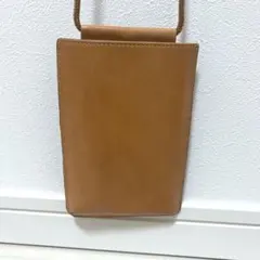 無印良品 イタリア産ヌメ革　ミニサコッシュ
