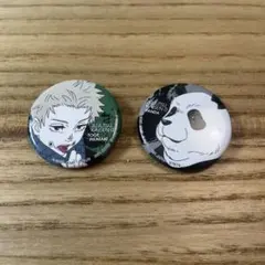 呪術廻戦 5th anniversary 狗巻棘とパンダ ピンバッジセット