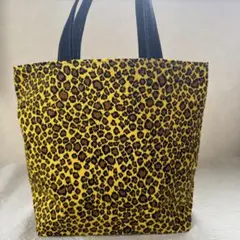 ヒョウ柄トートバッグ