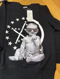 STARLEAN タトゥー 赤ちゃんプリント ブラック S スターリアンのサムネイル