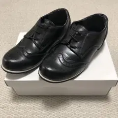 コムサイズム フォーマルシューズ ウィングチップ 21cm ブラック