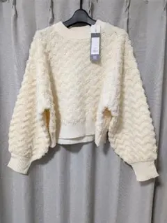 ABITOKYO アイボリー 長袖ニット