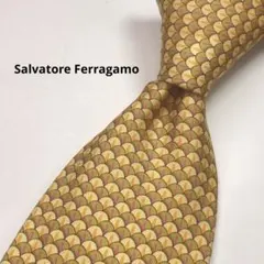 Salvatore Ferragamo フェラガモ　ネクタイ　シルク　イタリア製