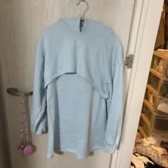 ライトブルー フード付きトレーナーセット