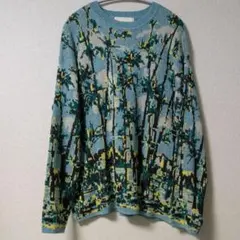 グラフィックニットプルオーバー(長袖) beautiful people