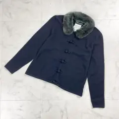レナランゲ RENA LANGE カーディガン RENA LANGE/レナランゲ】カーディガン ブラック ウール100％ ランクA