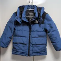 CAMP7 中綿コート サイズ120 青