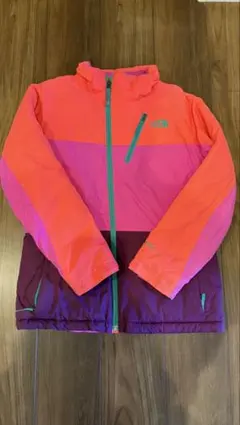 フード付きジャケット ピンク 紫