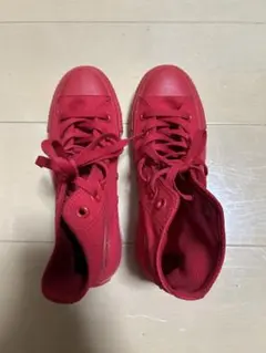 【新品未使用】CONVERSE ALL STAR ハイカット スニーカー レッド