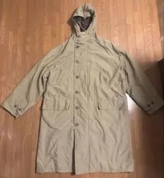 80s 90sラルフローレン フーデットコート ウール チェック モッズコート