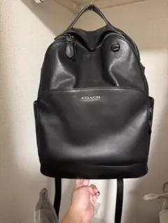 【COACH】コーチ グラハム レザー バックパック ブラック