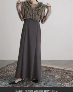 袖あり&ミモレ丈 3点セット結婚式 オケージョンドレス パーティー ドレス