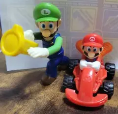 【レア】2022年 ハッピーセット マリオ＆ルイージ フィギア おもちゃ