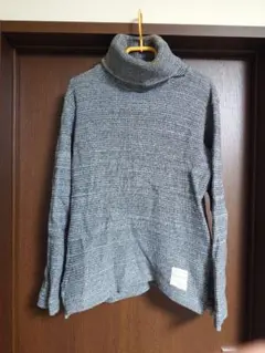『Nigel Cabourn』タートルネックニット グレーのサムネイル