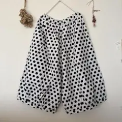 ichi イチ⭐︎ドット バルーンパンツ サーカスパンツ リネン