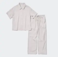 UNIQLO　サテンパジャマセット 半袖
