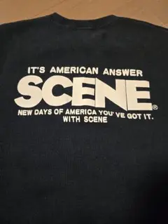 SCENE.VAN JAC半袖トレーナー.サイズM.黒.日本製のサムネイル