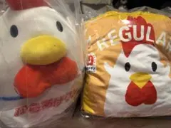 一番くじ♡LAWSON♡からあげクンブランケットインクッション♡ぬいぐるみ