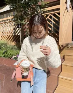 mystic トップス　 ニット　アイボリー