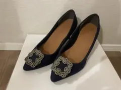 【セスト】ポインテッドトゥ7cmヒール美脚パンプス