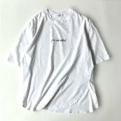 24SS SACRAサクラ　 ロゴカットソー　半袖　白　Tシャツ
