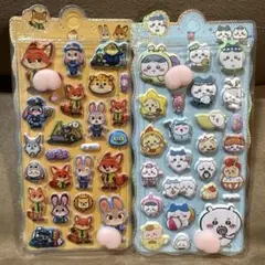 ズートピア ちいかわ おしりシール 2点セット
