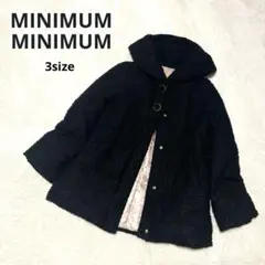 MINIMUM ダウンジャケット サイズ3 黒　ブラック　刺繍　ダウンフェザー