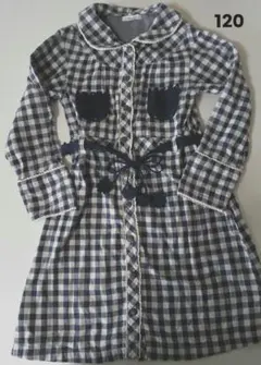 Seraph チェック柄長袖ワンピース 120