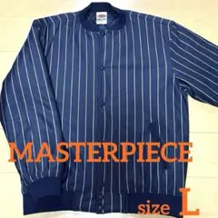 ☆希少☆Masterpiece ストライプスタジャン L ネイビー