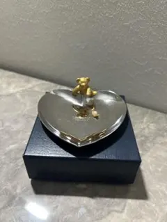 MIKIMOTO ハート型アクセサリートレイ　パール付き