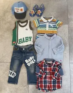 男の子まとめ売り7点セット70cm80cm H&M BABYDOLLアンパンマン