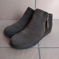 ＊最安値＊モードカオリHarris Tweedスエードブーツ ジッパー付Mサイズ