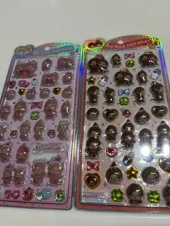 モンチッチ うるちゅるポップシール 2枚セット
