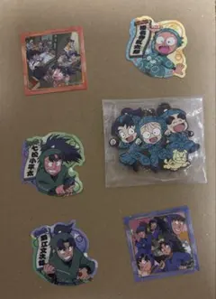 忍たま乱太郎 ステッカー5枚 でふぉラバ乱太郎きり丸しんベヱ