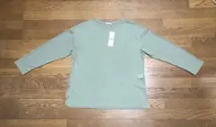 【新品タグ付き】GU シアーオーバーサイズTシャツ L