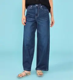 エドウィン EDWIN GMS018 サマー ワイドパンツ デニム Lサイズのサムネイル