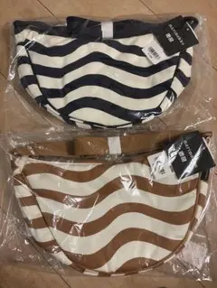 ユニクロ　marimekko ラウンド　ミニショルダー　バッグ2色セット